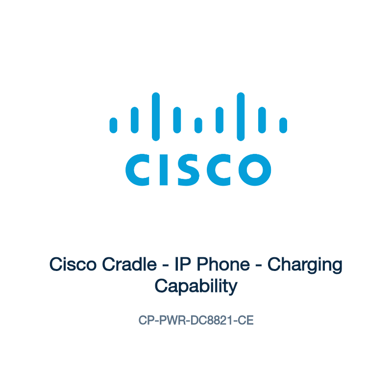 CP-PWR-DC8821-CE: Cisco Cradle - IP Phone - Charging Capability