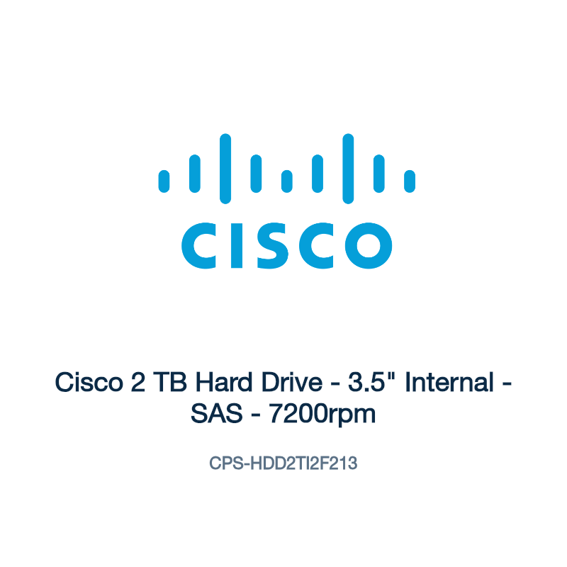 CPS-HDD2TI2F213: Cisco 2 TB Hard Drive