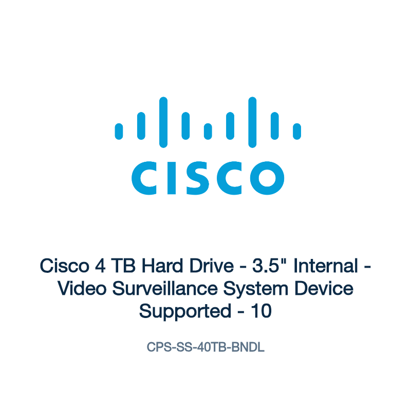 CPS-SS-40TB-BNDL: Cisco 4 TB Hard Drive