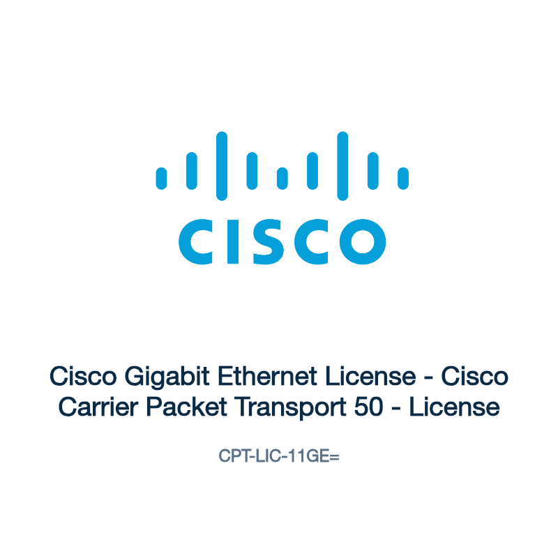 CPT-LIC-11GE=: Cisco Gigabit Ethernet License