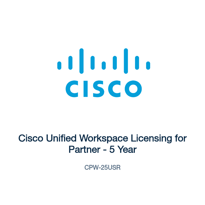 CPW-25USR: Cisco Unified Workspace Licensing for Partner