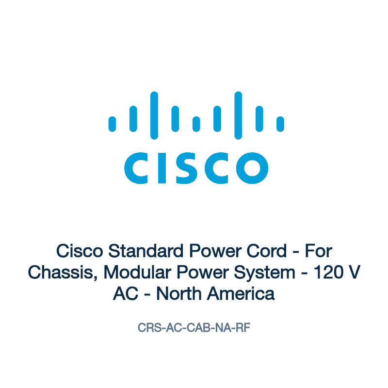 CRS-AC-CAB-NA-RF: Cisco Standard Power Cord