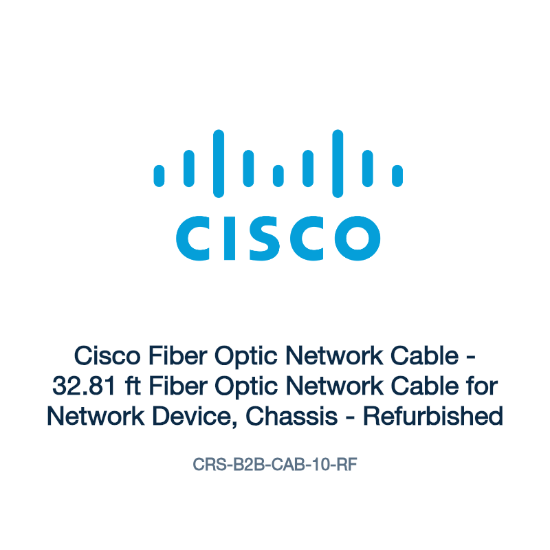 CRS-B2B-CAB-10-RF: Cisco Fiber Optic Network Cable