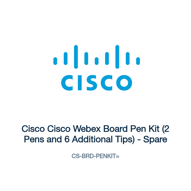 CS-BRD-PENKIT=: Cisco Cisco Webex Board Pen Kit (2 Pens and 6 Additional Tips)