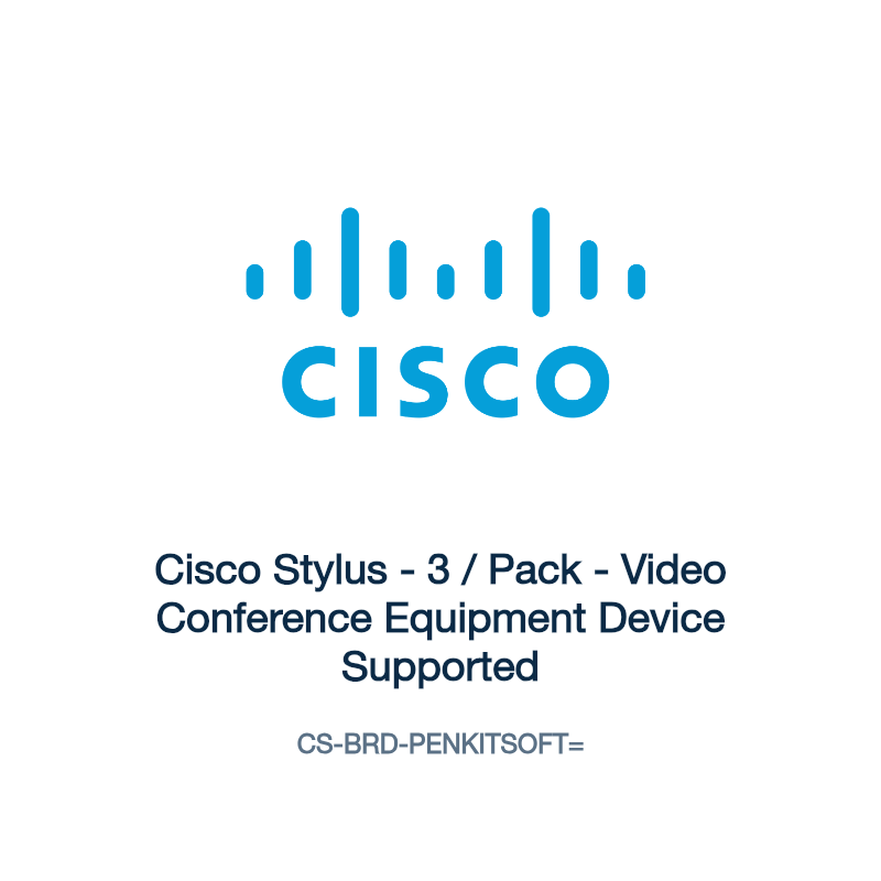 CS-BRD-PENKITSOFT=: Cisco Stylus - 3 / Pack - Video Conference Equipment Device Supported