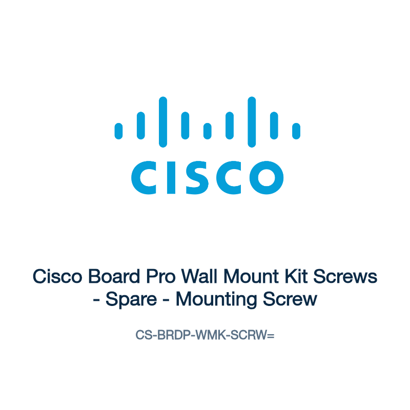 CS-BRDP-WMK-SCRW=: Cisco Board Pro Wall Mount Kit Screws