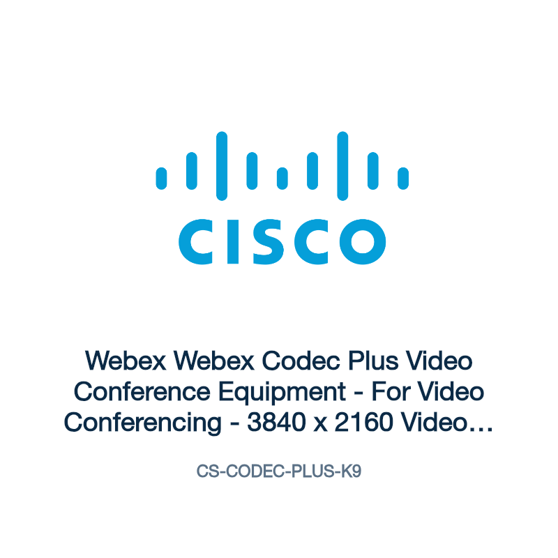 CS-CODEC-PLUS-K9: Webex Webex Codec Plus Video Conference Equipment