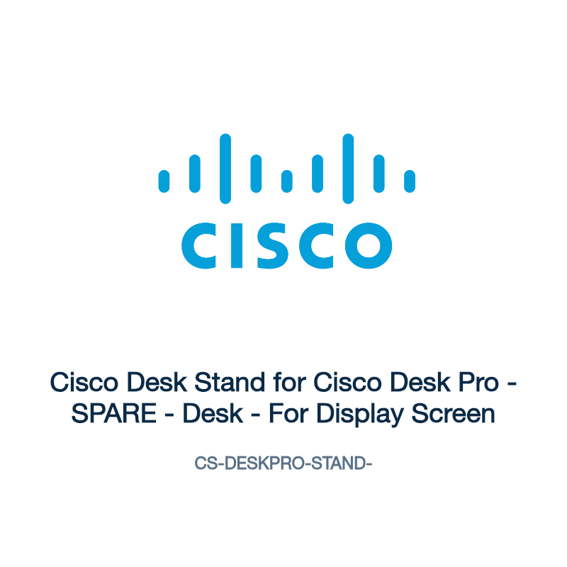 CS-DESKPRO-STAND-: Cisco Desk Stand for Cisco Desk Pro