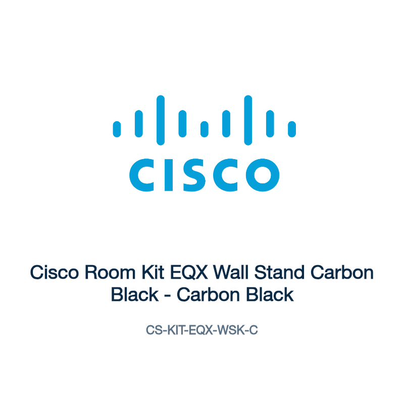 CS-KIT-EQX-WSK-C: Cisco Room Kit EQX Wall Stand Carbon Black