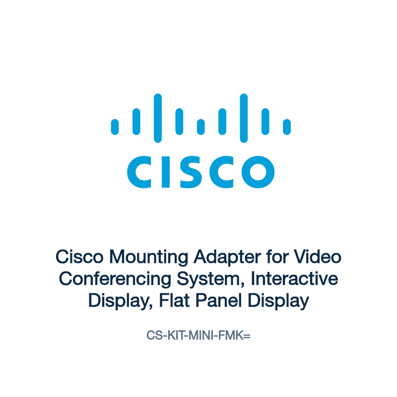 CS-KIT-MINI-FMK=: Cisco Mounting Adapter for Video Conferencing System, Interactive