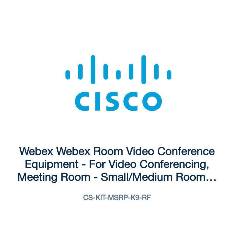 CS-KIT-MSRP-K9-RF: Webex Webex Room Video Conference Equipment