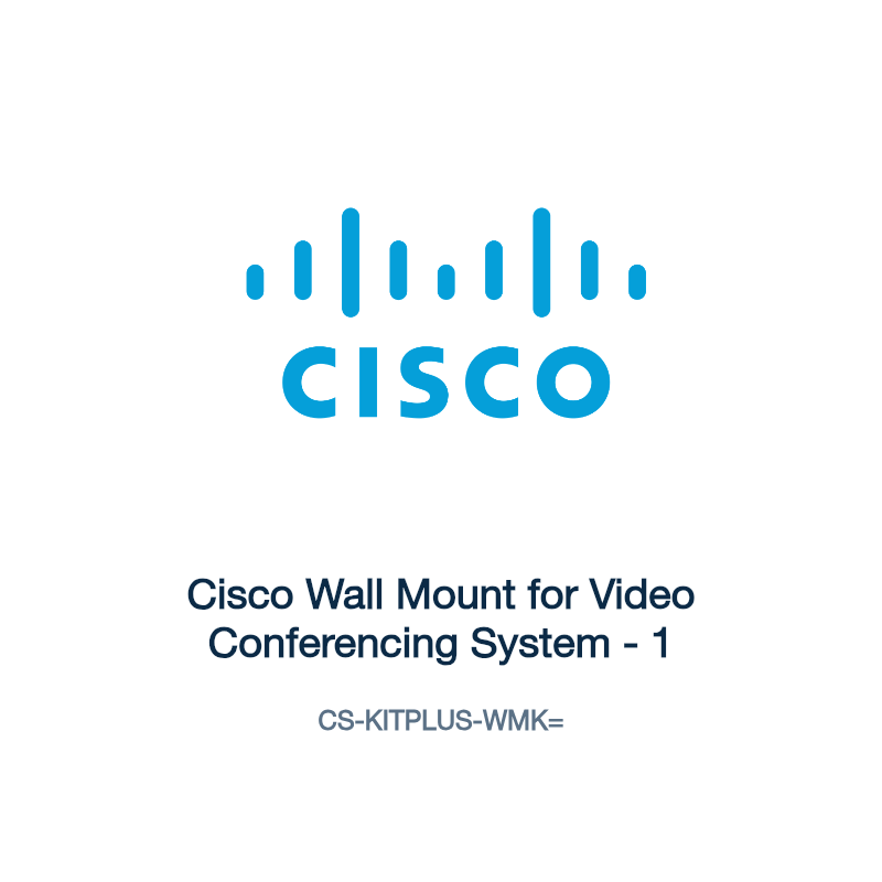 CS-KITPLUS-WMK=: Cisco Wall Mount for Video Conferencing System