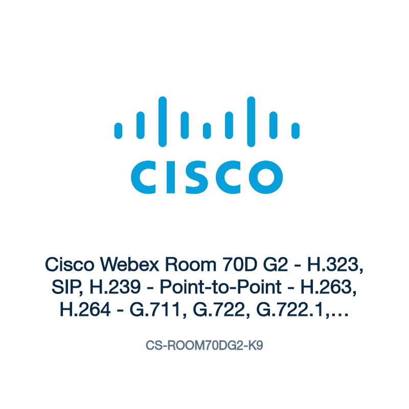 CS-ROOM70DG2-K9: Cisco Webex Room 70D G2