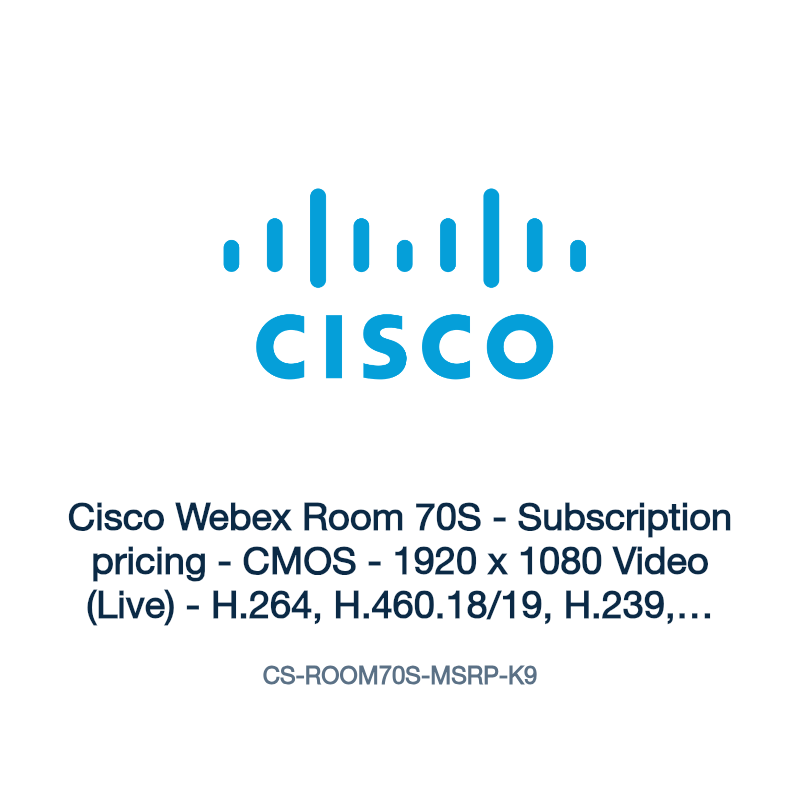 CS-ROOM70S-MSRP-K9: Cisco Webex Room 70S