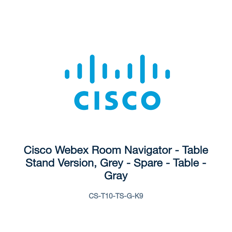 CS-T10-TS-G-K9: Cisco Webex Room Navigator