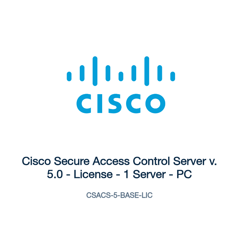 CSACS-5-BASE-LIC: Cisco Secure Access Control Server v. 5.0