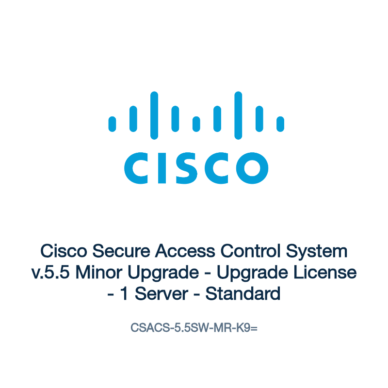 CSACS-5.5SW-MR-K9=: Cisco Secure Access Control System v.5.5 Minor Upgrade