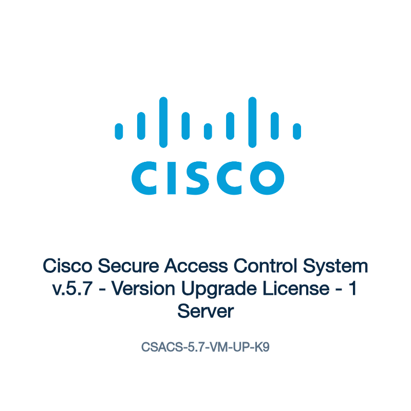 CSACS-5.7-VM-UP-K9: Cisco Secure Access Control System v.5.7