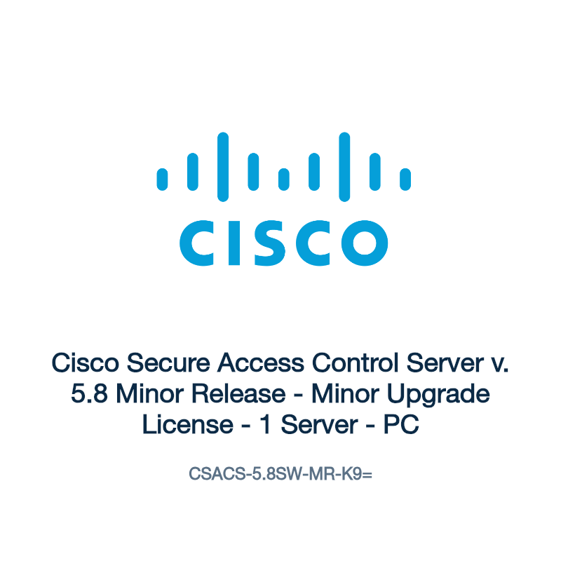 CSACS-5.8SW-MR-K9=: Cisco Secure Access Control Server v. 5.8 Minor Release