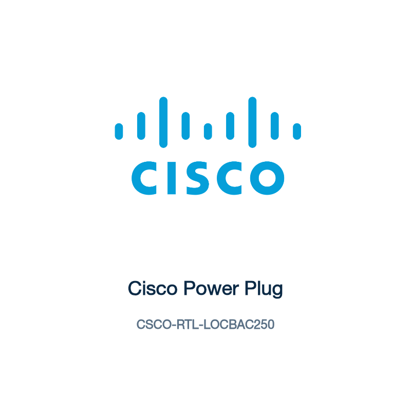 CSCO-RTL-LOCBAC250: Cisco Power Plug