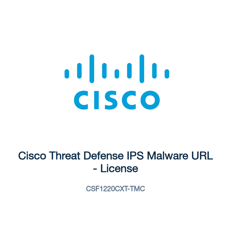CSF1220CXT-TMC: Cisco Threat Defense IPS Malware URL