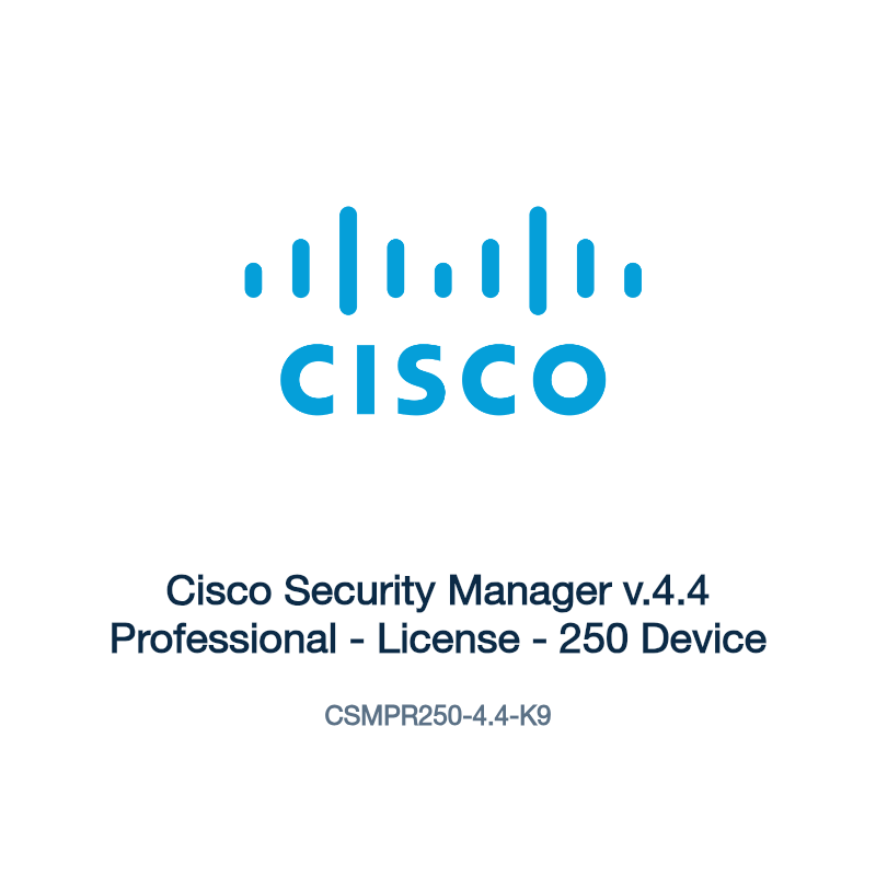 CSMPR250-4.4-K9: Cisco Security Manager v.4.4 Professional