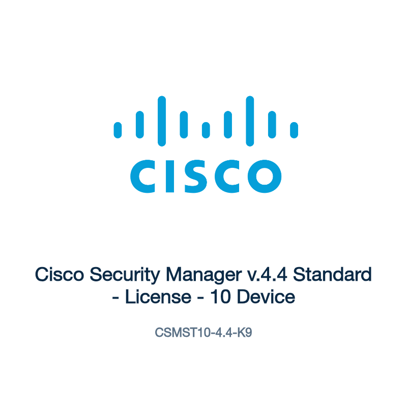 CSMST10-4.4-K9: Cisco Security Manager v.4.4 Standard