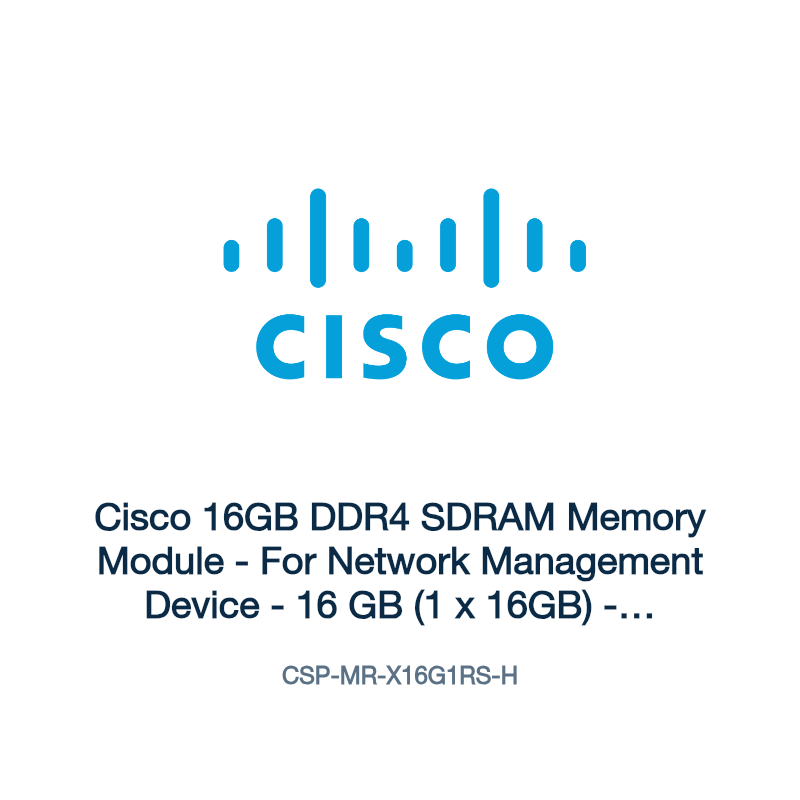 CSP-MR-X16G1RS-H: Cisco 16GB DDR4 SDRAM Memory Module
