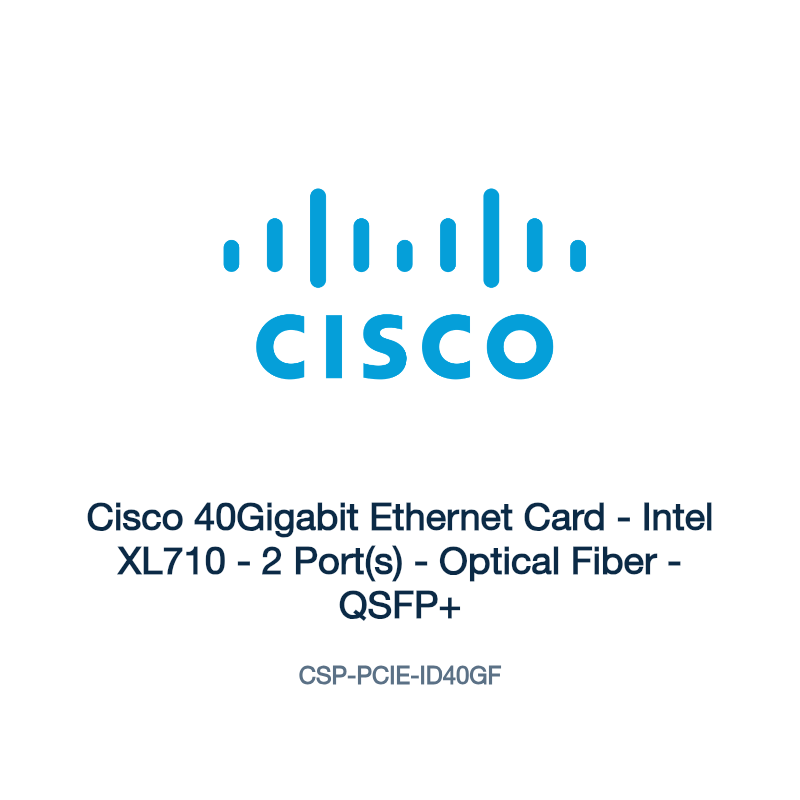CSP-PCIE-ID40GF: Cisco 40Gigabit Ethernet Card