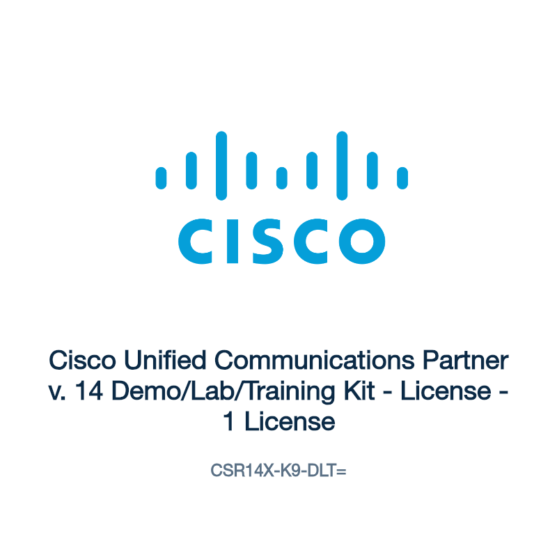 CSR14X-K9-DLT=: Cisco Unified Communications Partner v. 14 Demo/Lab/Training Kit