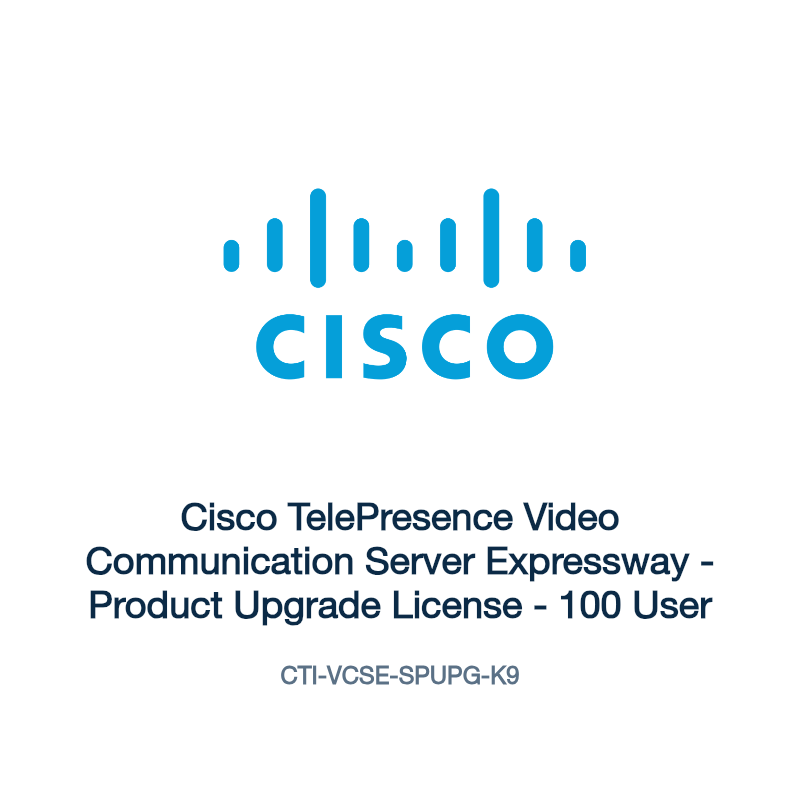 CTI-VCSE-SPUPG-K9: Cisco TelePresence Video Communication Server Expressway