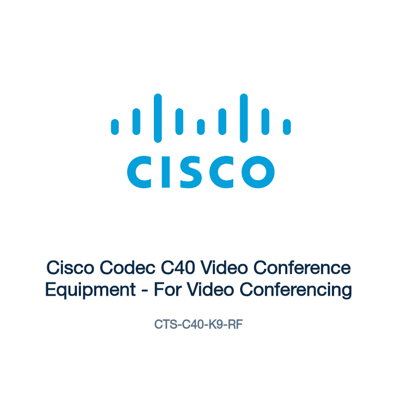 CTS-C40-K9-RF: Cisco Codec C40 Video Conference Equipment
