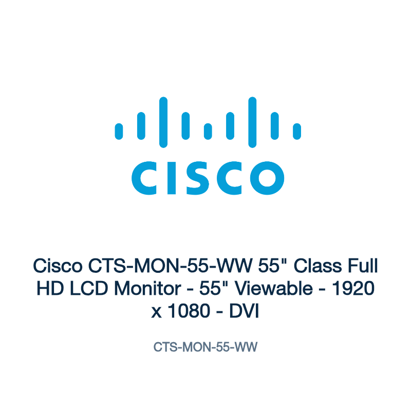 CTS-MON-55-WW: Cisco CTS-MON-55-WW 55" Class Full HD LCD Monitor