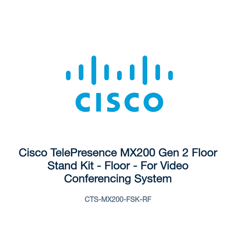 CTS-MX200-FSK-RF: Cisco TelePresence MX200 Gen 2 Floor Stand Kit