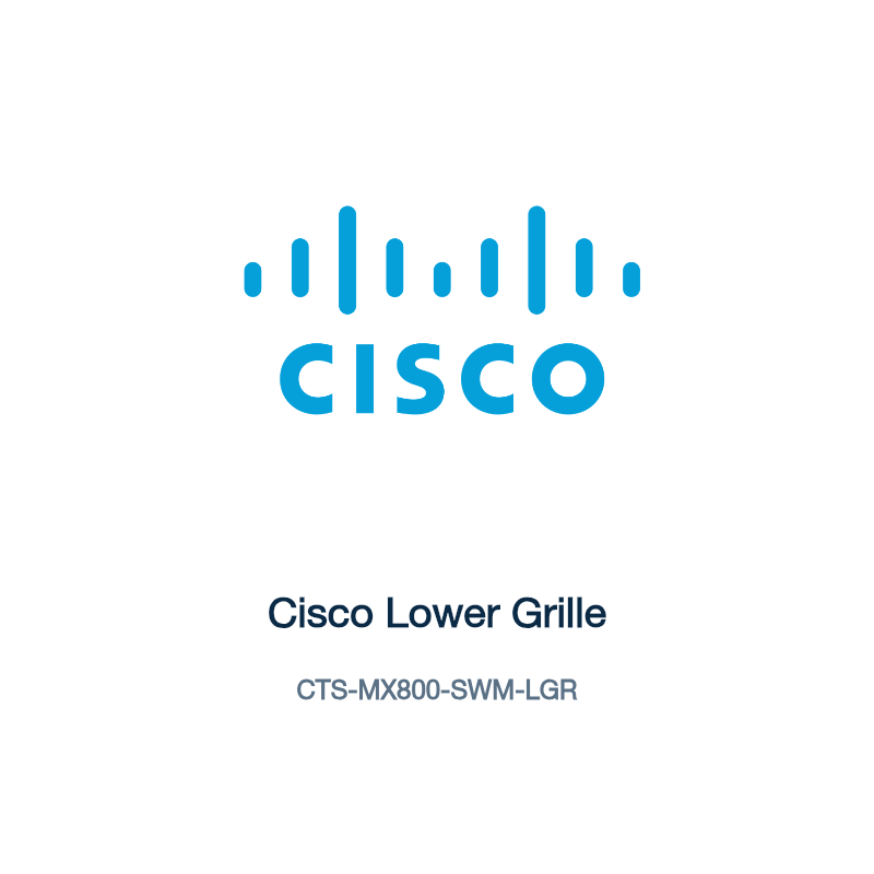 CTS-MX800-SWM-LGR: Cisco Lower Grille