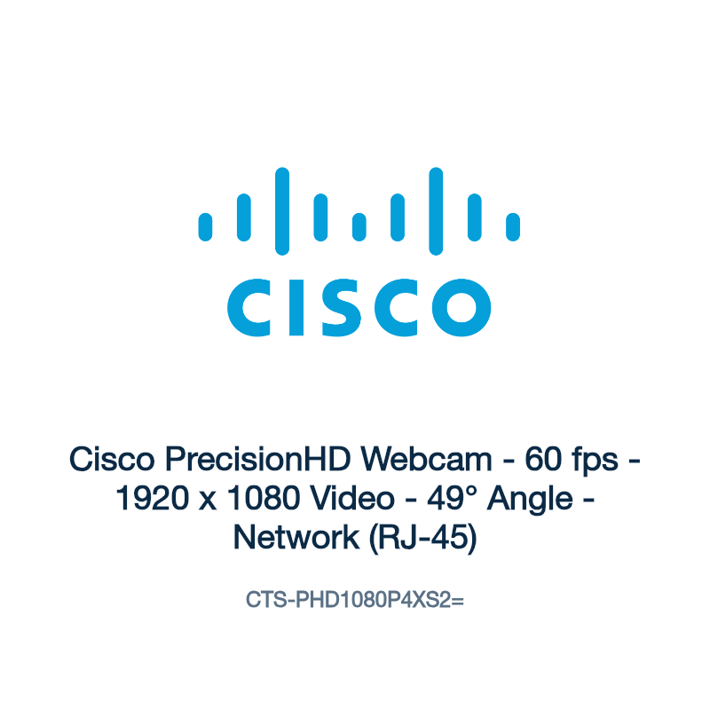 CTS-PHD1080P4XS2=: Cisco PrecisionHD Webcam