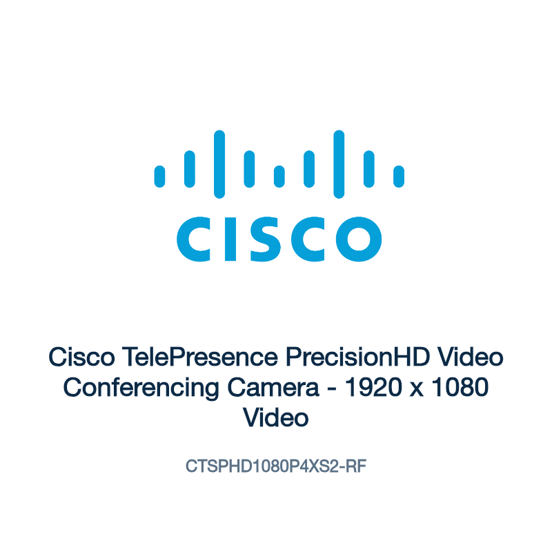 CTSPHD1080P4XS2-RF: Cisco TelePresence PrecisionHD Video Conferencing Camera