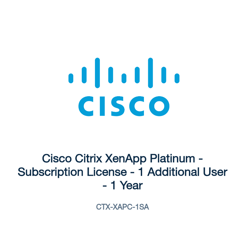 CTX-XAPC-1SA: Cisco Citrix XenApp Platinum