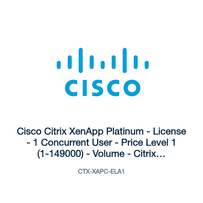 CTX-XAPC-ELA1: Cisco Citrix XenApp Platinum