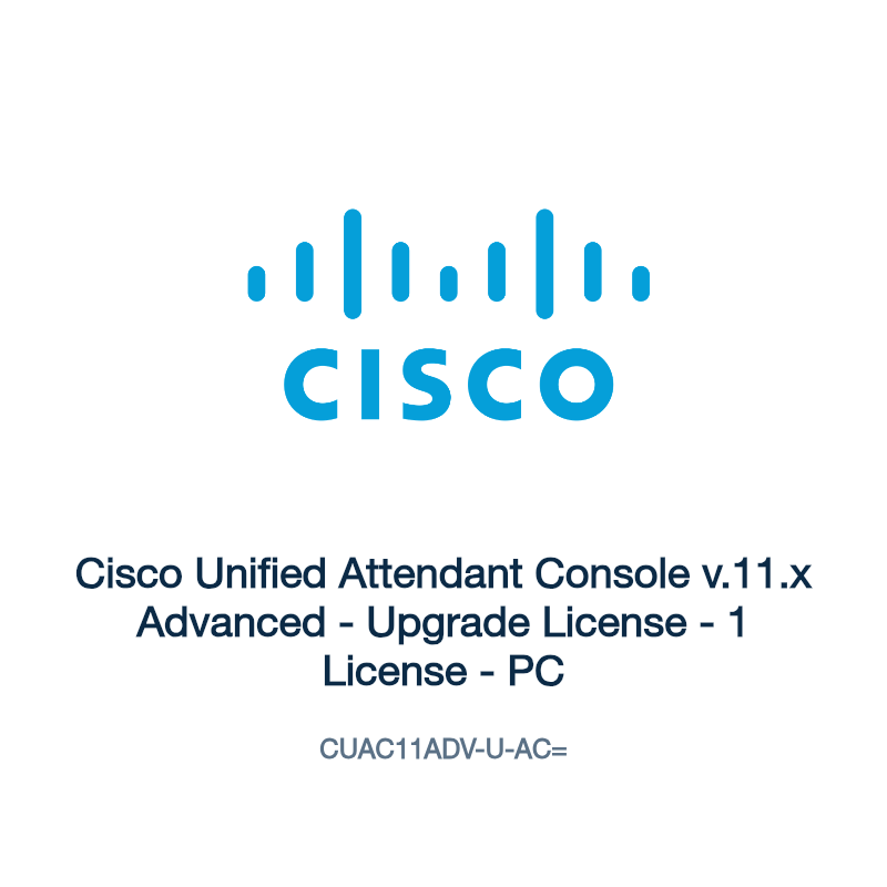 CUAC11ADV-U-AC=: Cisco Unified Attendant Console v.11.x Advanced