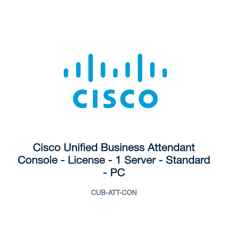 CUB-ATT-CON: Cisco Unified Business Attendant Console