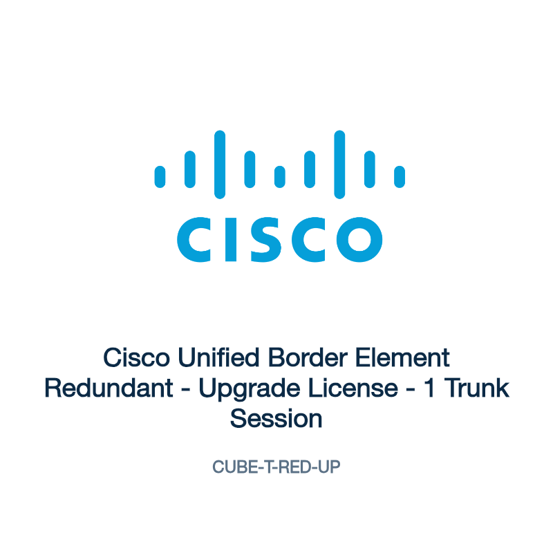 CUBE-T-RED-UP: Cisco Unified Border Element Redundant