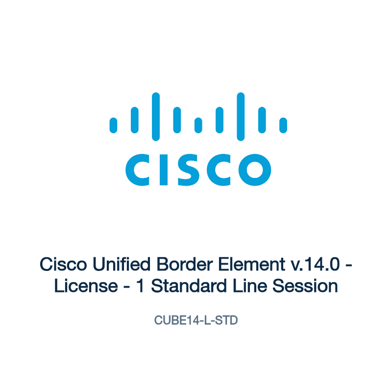 CUBE14-L-STD: Cisco Unified Border Element v.14.0