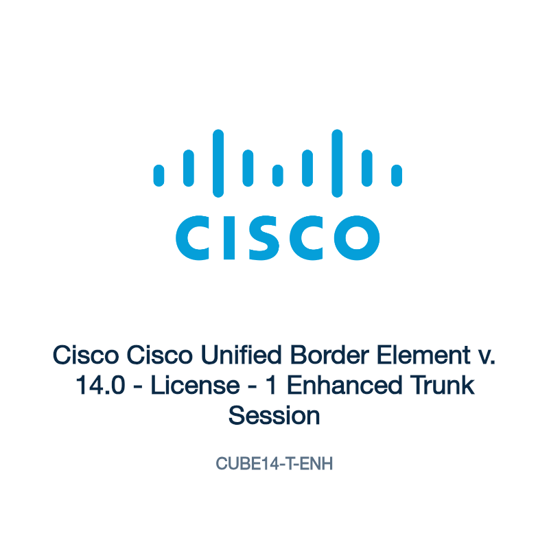 CUBE14-T-ENH: Cisco Cisco Unified Border Element v. 14.0