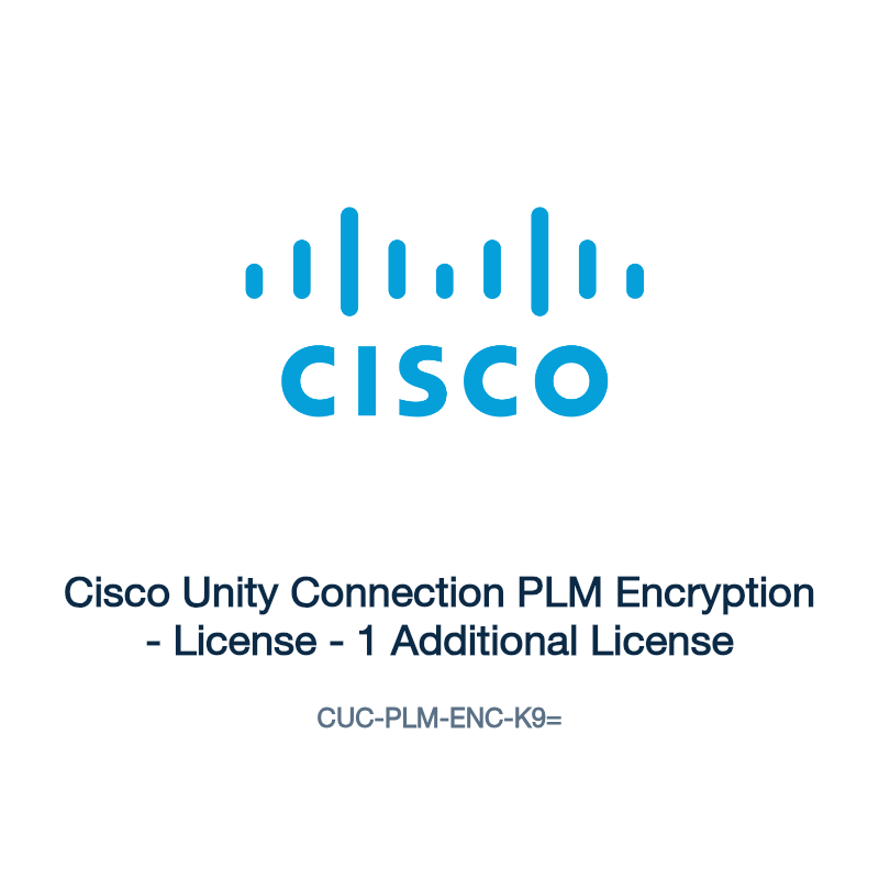 CUC-PLM-ENC-K9=: Cisco Unity Connection PLM Encryption