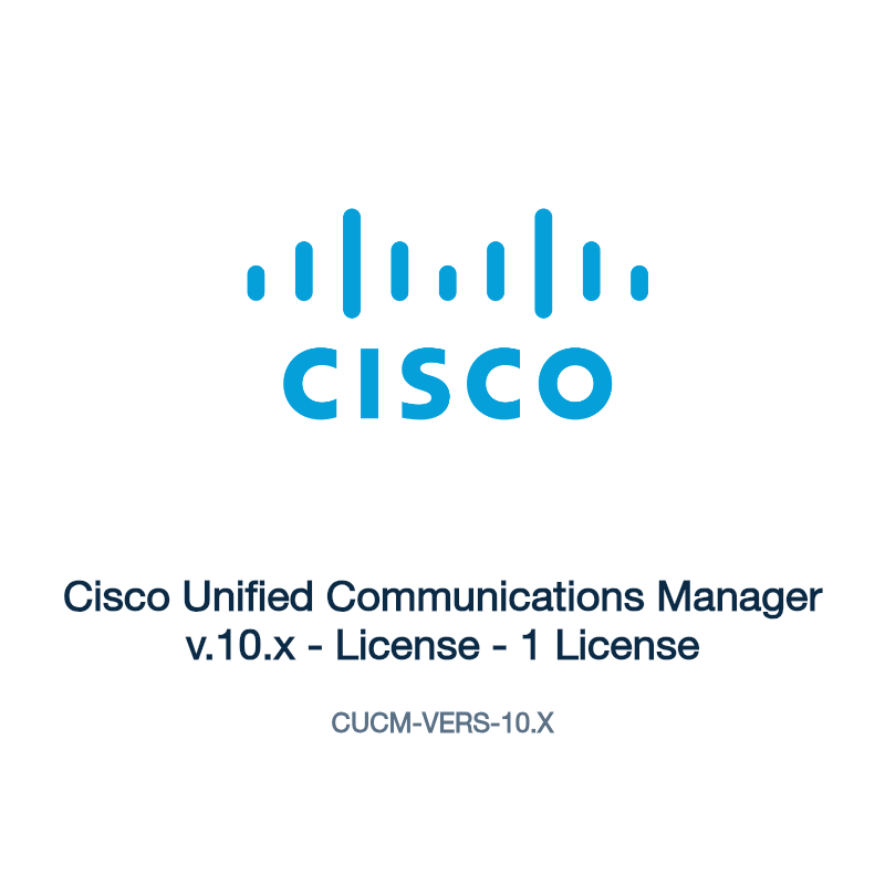 CUCM-VERS-10.X: Cisco Unified Communications Manager v.10.x