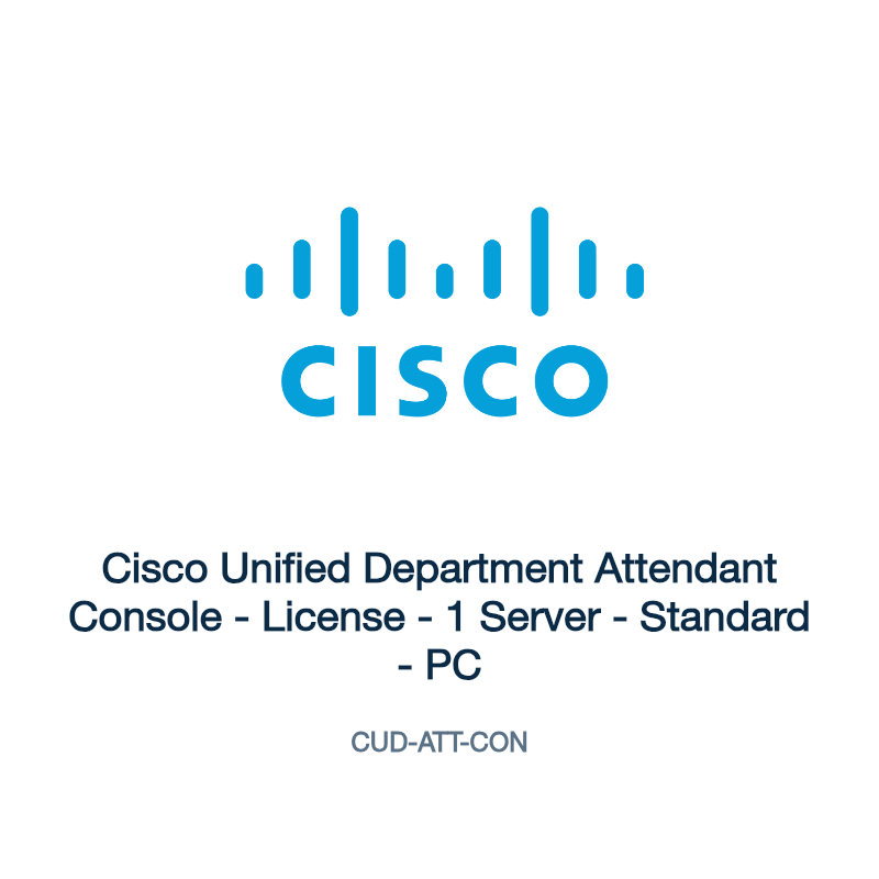 CUD-ATT-CON: Cisco Unified Department Attendant Console