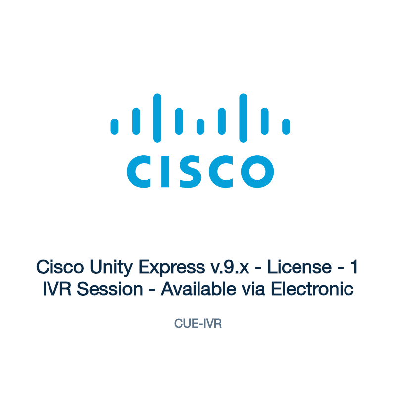 CUE-IVR: Cisco Unity Express v.9.x