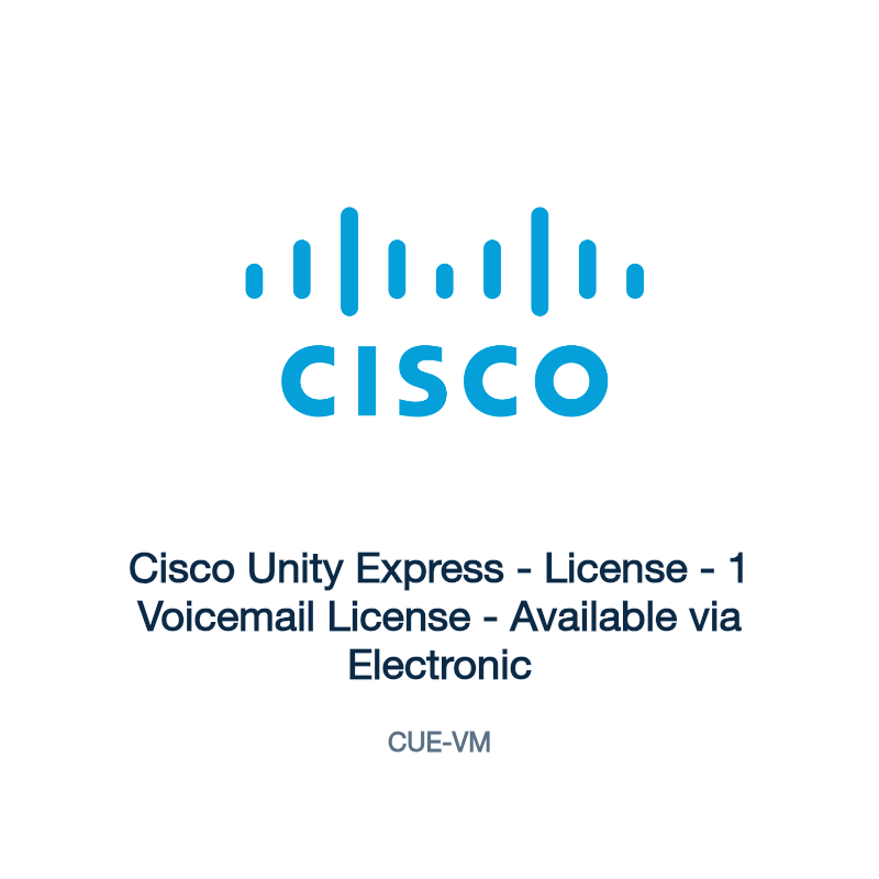 CUE-VM: Cisco Unity Express
