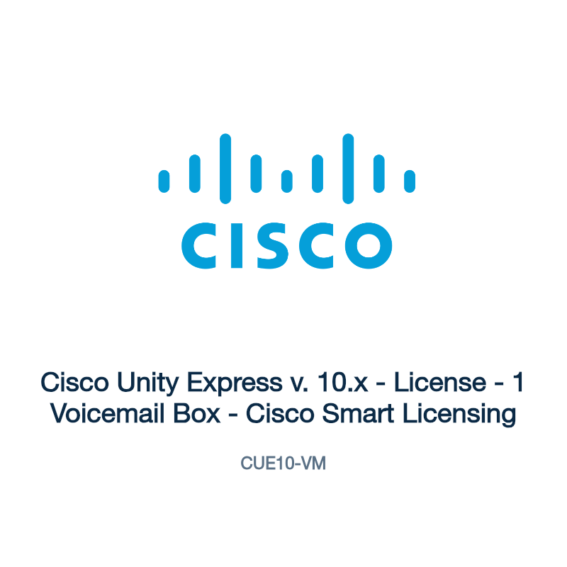 CUE10-VM: Cisco Unity Express v. 10.x